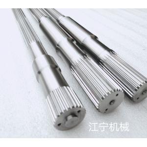 Twin Screw Extruder Machine Components Diameter 120mm Involute Spline Shaft for