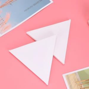 6 Pack Triangle Blank Stretched Canvas Board 15cm 100% Cotton stretched Canvases