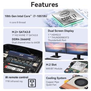 Single LAN Custom Mini PC DDR4 Mini Gaming PC For Home And Office