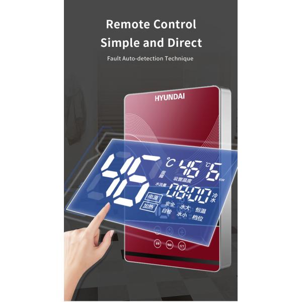 New Design Bathroom Instant Hot Shower Electric Induction Water Heater