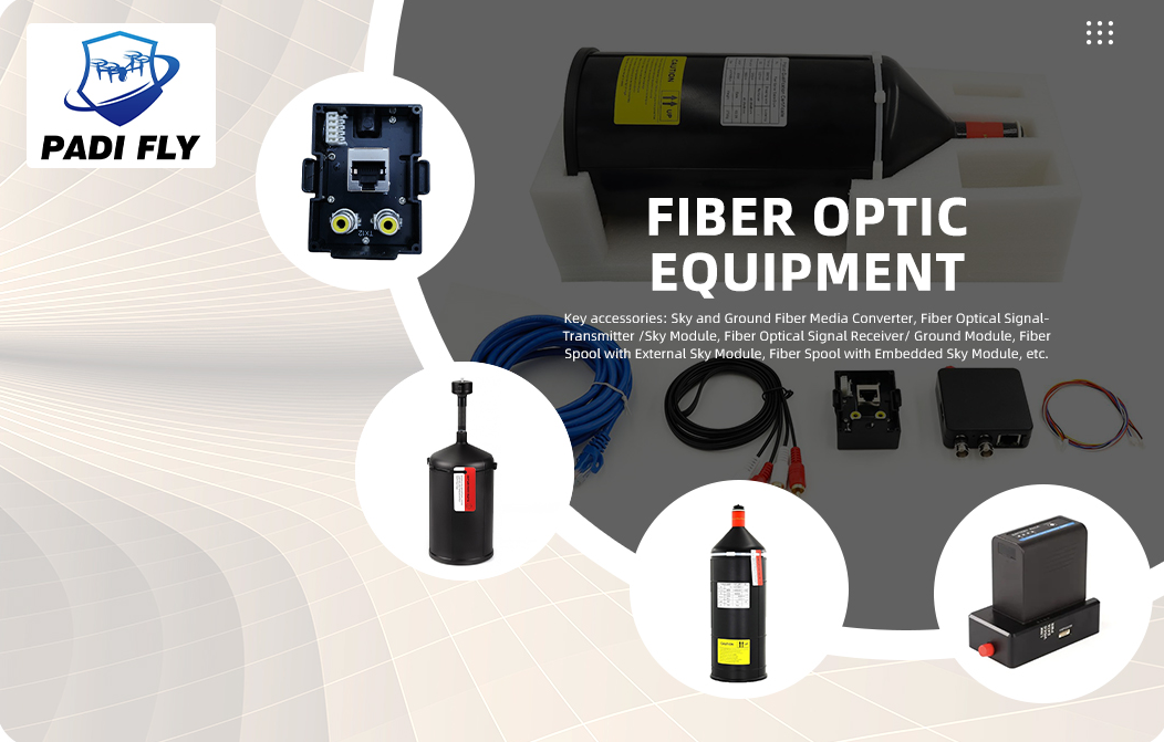 Opticallink Sky 5-30KM Version 2.0 Fiber Optic Cable Reel Kit for Drones & Helicopters FPV Spool Optional Operating Distance