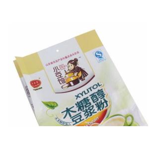 Wholesale Flexible printing Eco-friendly resealable food grade PE plastic packaging bag for milk packing from china suppliers