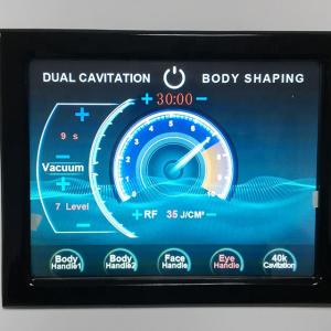 4 Handle Lipo Contour Vela shape Machine Cavitation Cellulite Removal Vacuum Rf