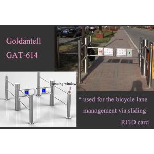 90cm Wide Swing Turnstile Gate with Biometric Access Control