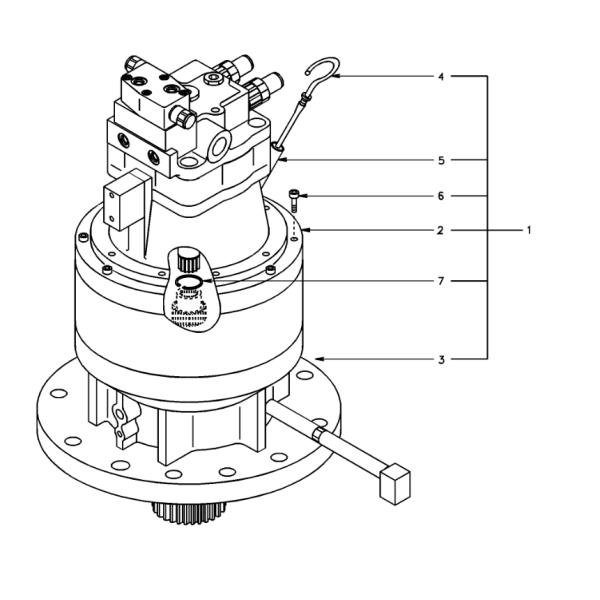 EC210 Swing Reduction Gear