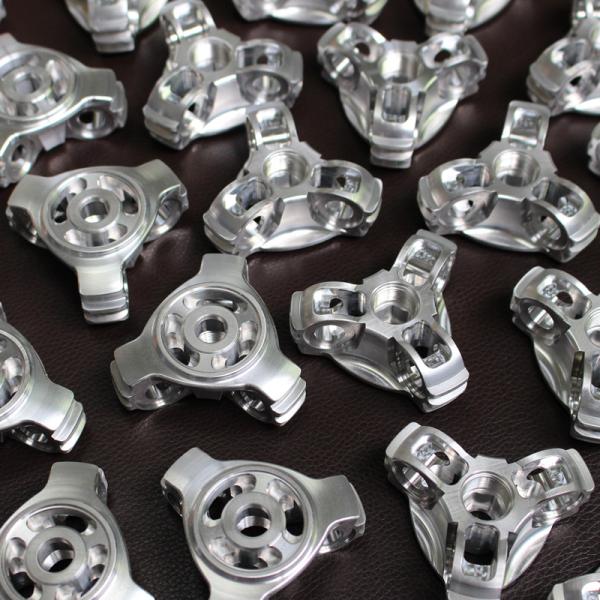 Quality High Precision Milled CNC Aluminum Parts Sandblasting Anodizing Silver Surface Finish for sale