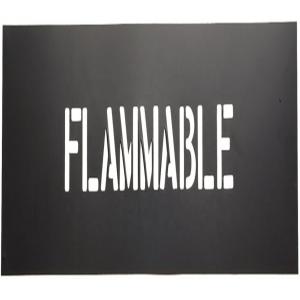 China Custom PVC Plastic Letter Stencil Non Noxious Drawing Template For Public Place on sale