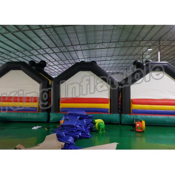 Anti - Static Mickey Mouse Inflatable Jumping Castle For Outdoor Games CE Approval