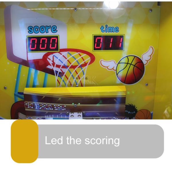 Happy Baby 2 Wooden Cabinet Kids Shooting Ball Game Machine For One Person