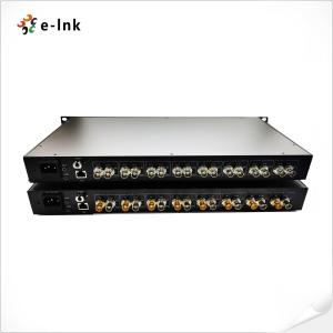 Wholesale 8Ch 3G-SDI + 1Ch 10G Ethernet over Fiber Extender from china suppliers