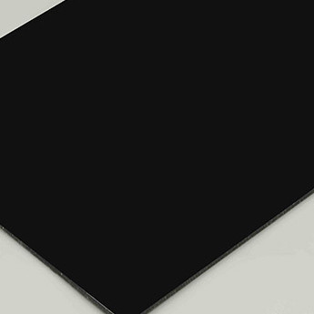 Polyethylene Black Brushed Aluminium Composite Panel B1 And A2 Fireproof Acp
