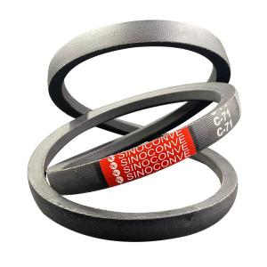 ISO Standard Industrial Power Transmission V Belt with Polyester Cotton Canvas