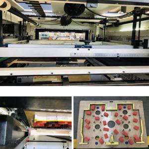 17.8T Semi Automatic Creasing And Die Cutting Machine 4500 Sheets/H