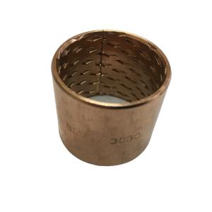 CuSn8P Bronze Bushing Sleeve BMZ Cylindrical Self Lubricating