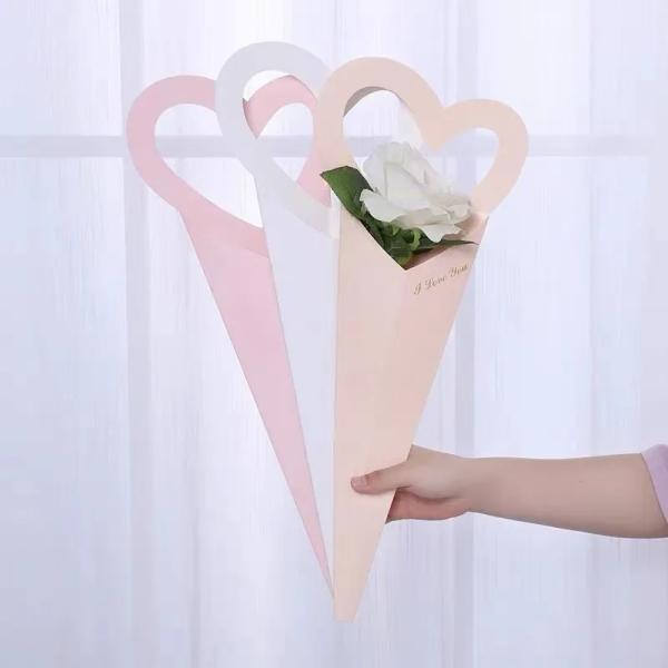 Customized Single Rose Flower Box Accepting Custom Orders for Florist Bowknot Gift Packaging