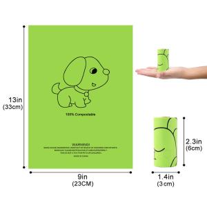 PE Material Degradable Plastic Bag for Pet Dog Cat Single Roll from Direct Sells