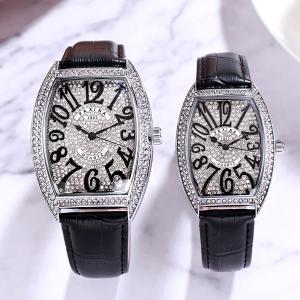 White Dial Quartz Watch Movement Time Display Waterproof 3ATM 40mm