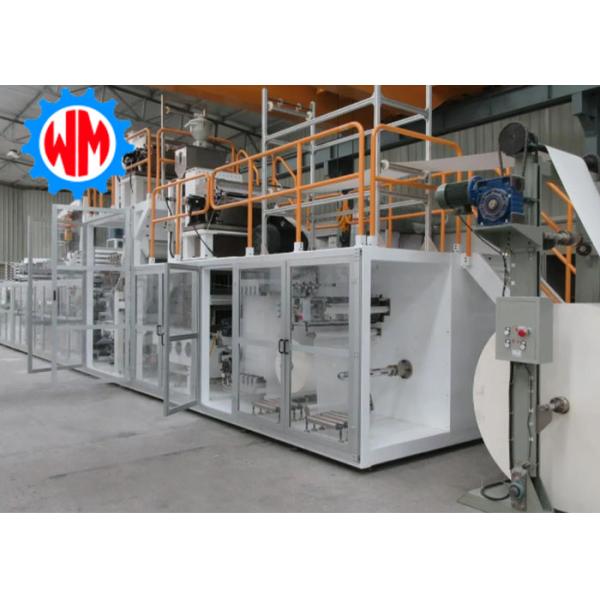 High Speed Full Servo Sanitary Pads Manufacturing Machine Automation Control