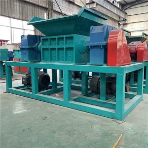 Wholesale Waste Plastic Bottle Rubber Tire Scrap Metal Double Shaft Shredder Machinery from china suppliers