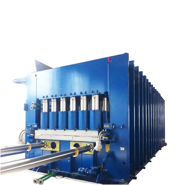 Frame-type plate rubber vulcanizing press