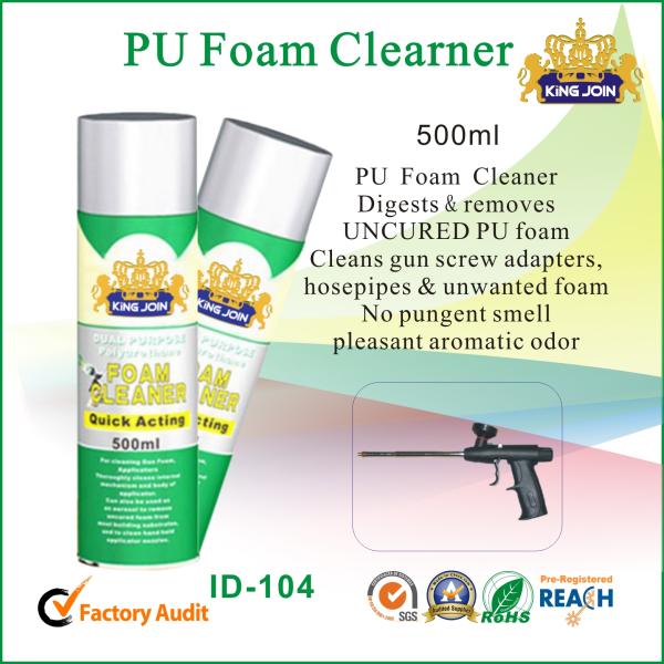 Multi Functional Pu Foam Spray / Gun Cleaner 500ml For Car Windscreen / Window
