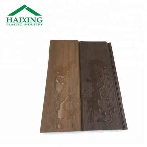 WPC Wall Panel Water Resistant Wood Plastic Composite Exterior 3D Plastic Wall