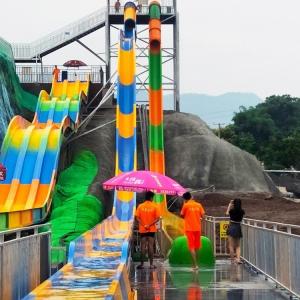 Awesome Fiberglass Tube Speed Water Slides For Adults ISO9001 Certified