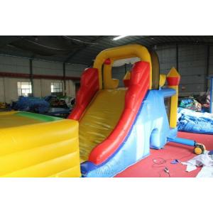 Inflatable obstacle course and slide for kids WSP-300/Sport game for children