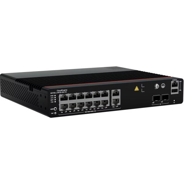 Quality Full-Duplex Half-Duplex Communication Mode 247W PoE Network Switch with 14*10/100/1000BASE-T Ports 2*GE SFP PoE Switches for sale