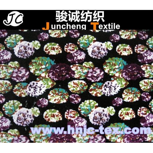 100% polyester printed velboa fabric/ penetration printing/ printed velvet