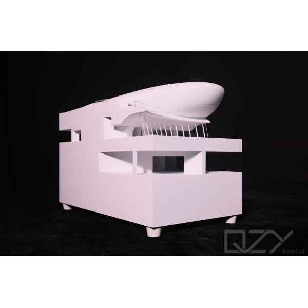 MAD 1/50 Shenzhen Bay Cultural Plaza Section Model A Symphony in White Precision