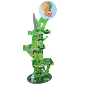 Honeycomb Board Cardboard Display Stand For Promotions And Advertising