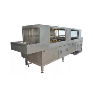 Turnover Basket Washing Machine , Fruit And Vegetable Plastic Crate Washing