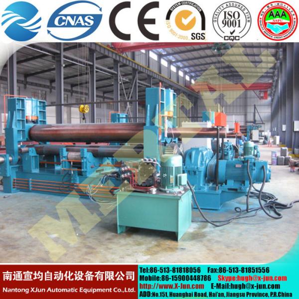 Spot! MCLW11STNC hydraulic CNC up roller universal plate bending machine