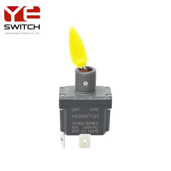 15A High Current Toggle Switch PC Terminal For Heavy Equipment