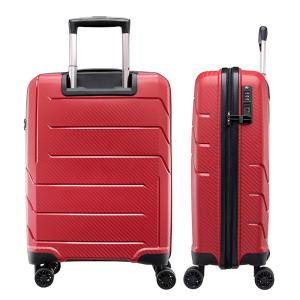 Lightweight Polypropylene Trolley Bag Stylish Hard Cover Suitcase Set 40