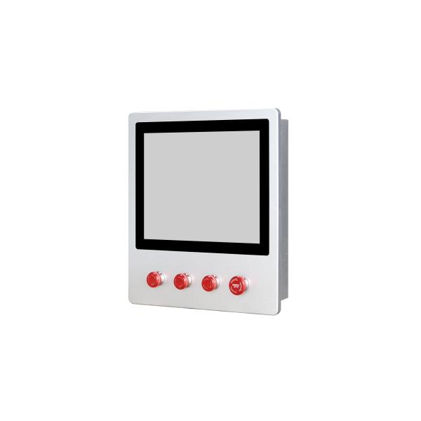 Quality 12.1'' Full IP65 High Brightness Panel PC Integrated Buttons Operation With NFC/RFID for sale