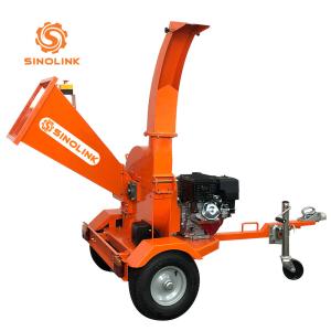 120mm Wood Chipper Machine 15hp Disc Gasoline Engine 4.7inch