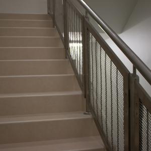 Professional Bending Processing Woven Steel Panels With Hemmed Edge Treatment