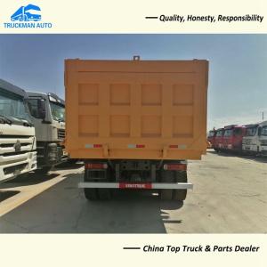 371HP 12 Wheeler SINOTRUK HOWO 50 Tons Tipper Trucks For Ghana
