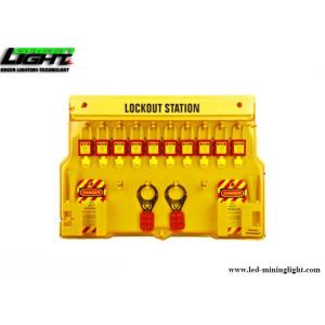 China Unfilled Plastic PP Padlock Lockout Station With Cover on sale