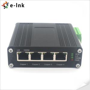 Wholesale Industrial 4-Port Gigabit Ethernet Switch 10/100/1000Mbps DIN Rail -40°C to 75°C from china suppliers