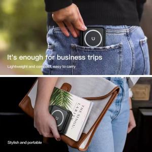 ABS Silicone 3In1 Wireless Magnetic Charger Foldable For Smart Watch 247*74.5*8