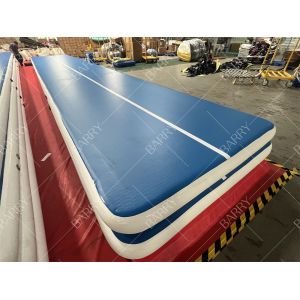 China Air Mat Tumble Track Inflatable Gymnastics Tumbling Mat 6.6ft 10ft 13ft 16ft 20ft 23ft 26ft Training Mats 4/8 Inches on sale