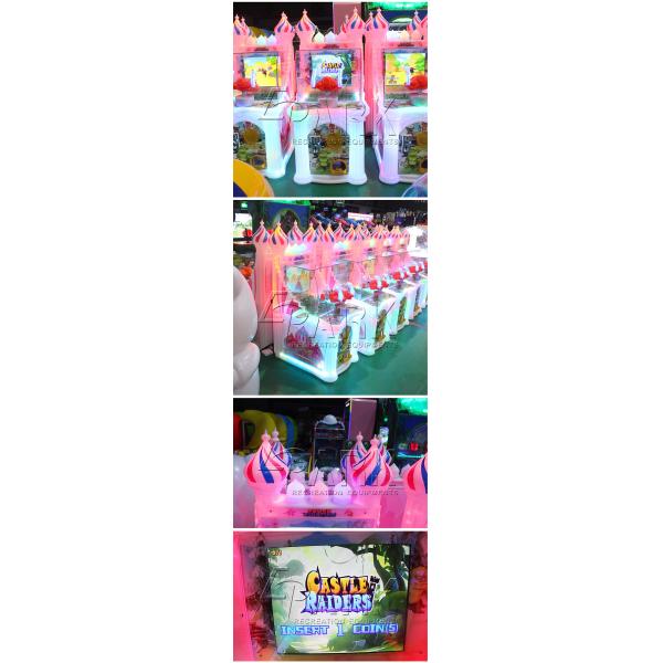 Mini castle design kids toy machine Castle Riders shooting water