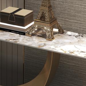 Customized Luxury Entrance Console Table Gold 120cm/150cm Length