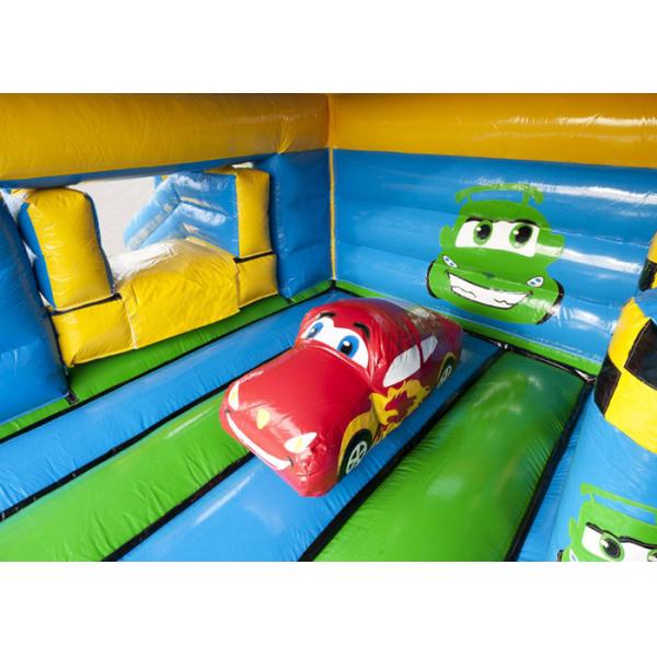 5.2 x 6.9m Custom Made Inflatable Bounce House / Jumping Castle With Slide