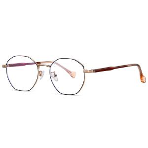 145 Millimeter Acetate Metal Glasses Frame Computer Blue Light Blocking