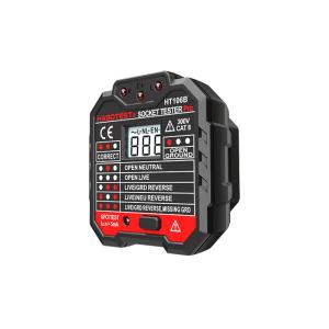 AC 250V Standard LED Plug Socket Tester , HT106B Socket Outlet Tester