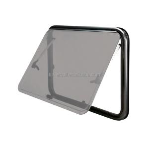 Blind FlyScreen Fiberglass Mesh and Flat Sunlight Reflective Curtain for RV Windows